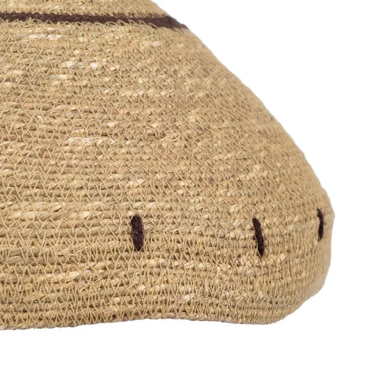 Lámpara fibra natural.