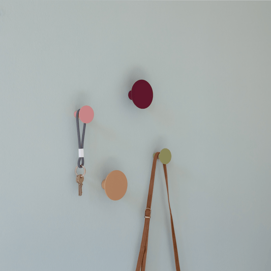 Colgadores de pared.