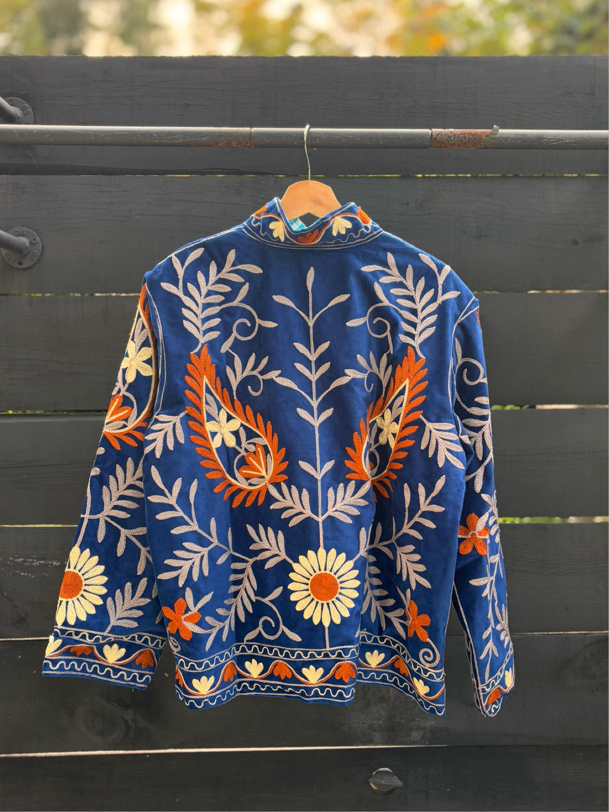 Chaqueta 100% algodón terciopelo.