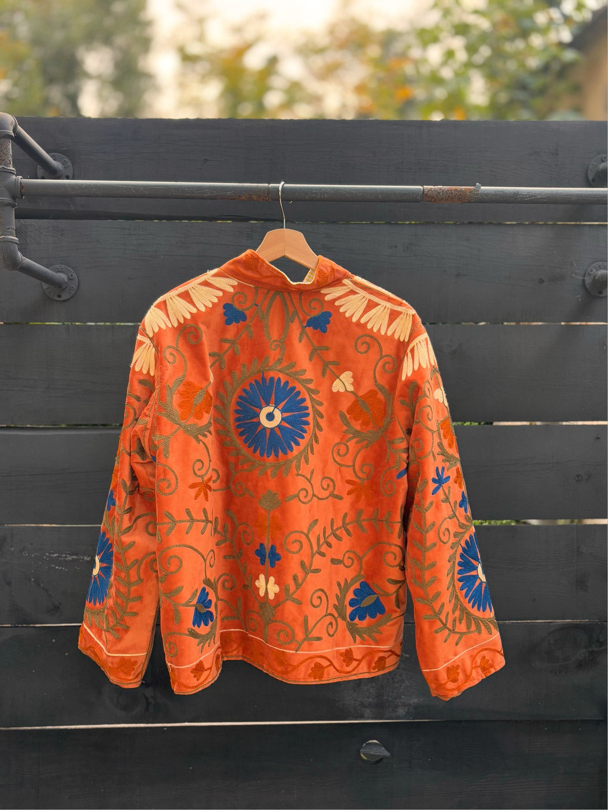 Chaqueta 100% algodón terciopelo.