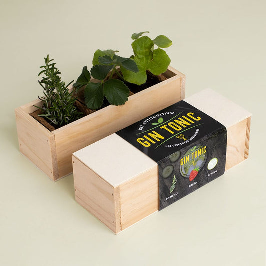Kit autocultivo gin tonic.