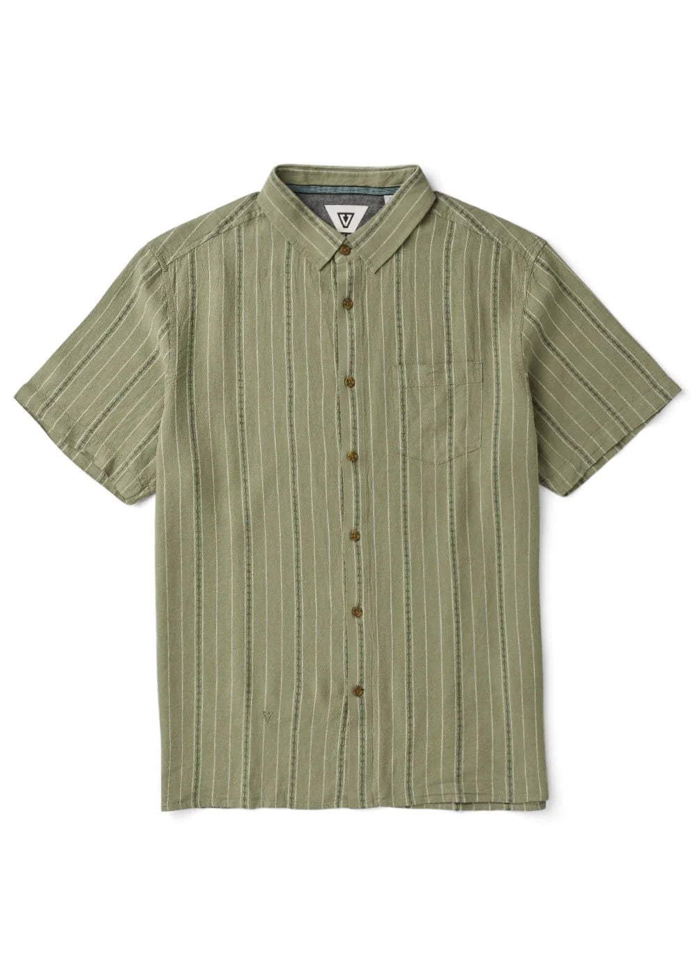 Linen pin shirt.