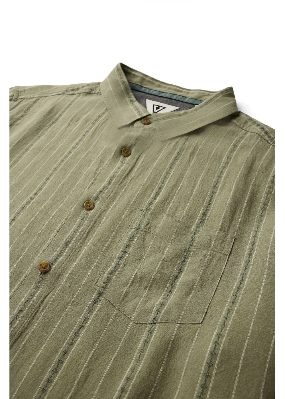 Linen pin shirt.