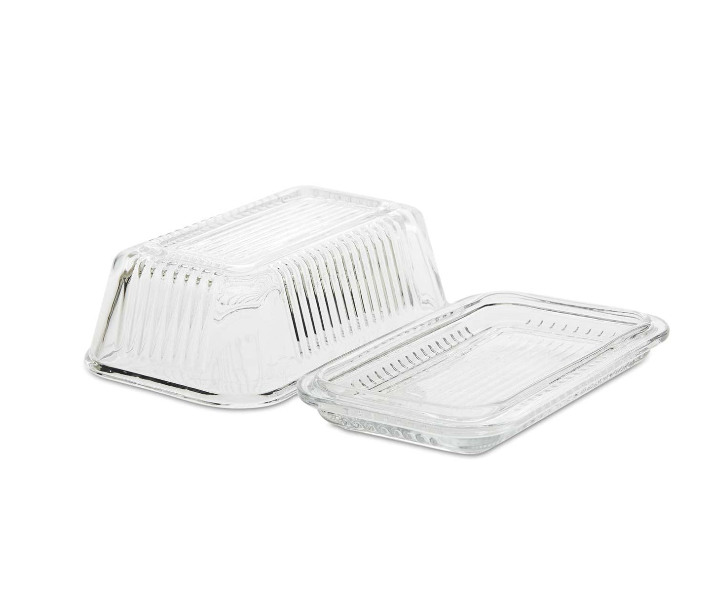 Mantequillera vidrio.