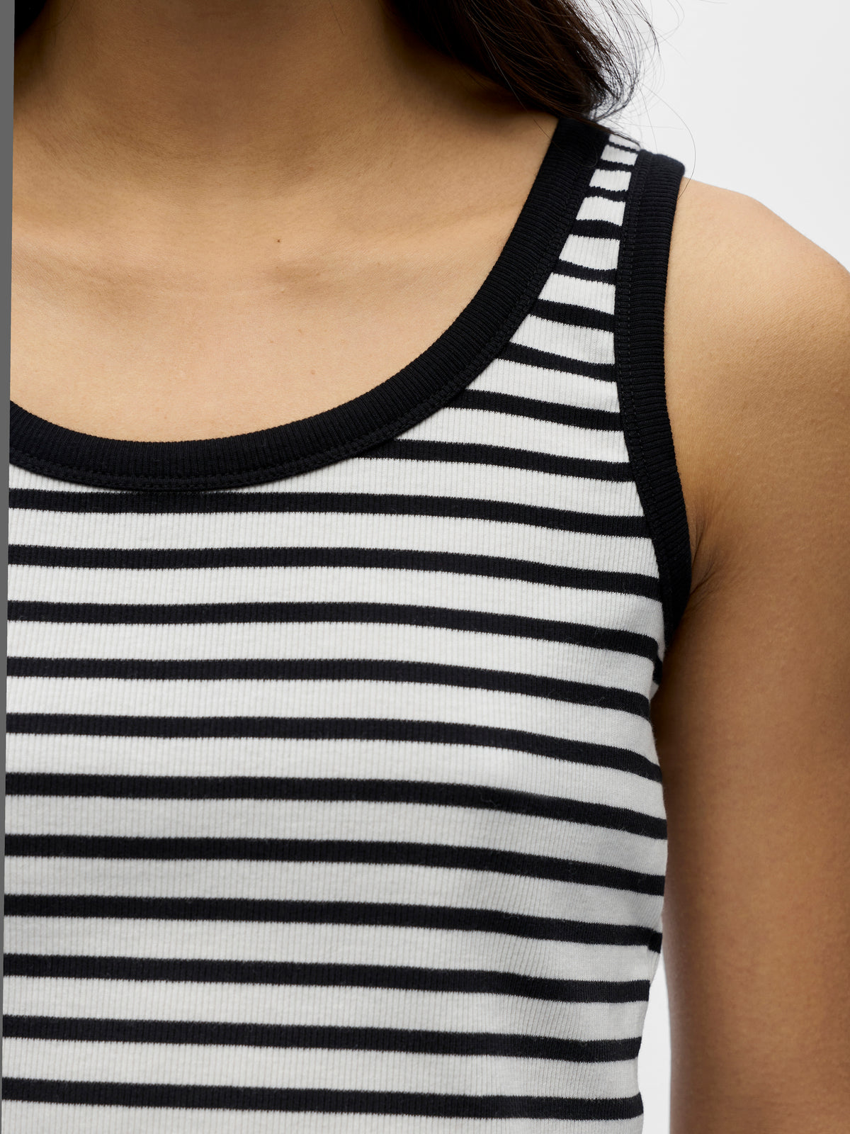 Tank top a rayas.