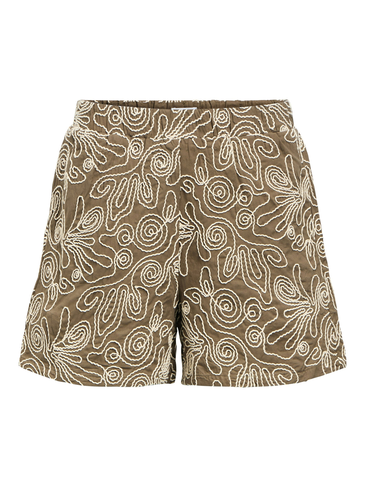 Pantalón bordado.