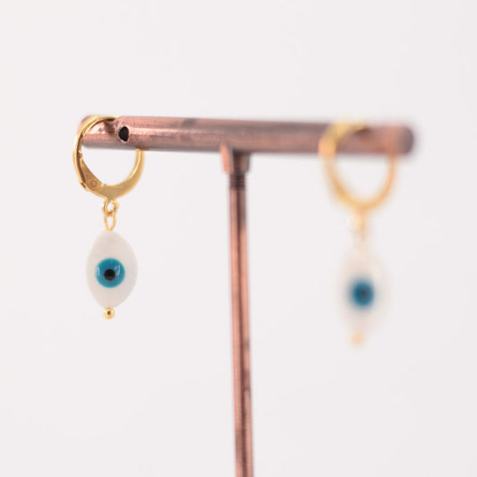 Pendientes ojo turco.