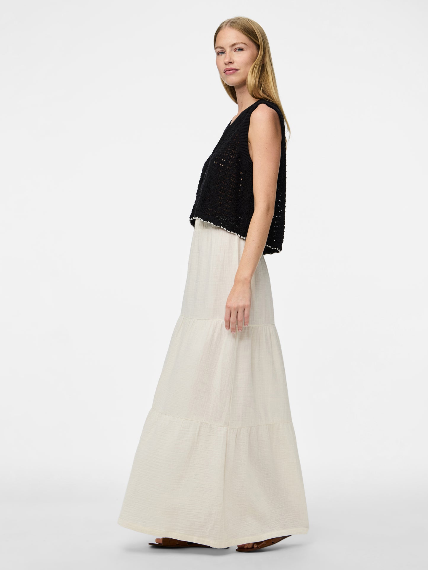 Falda maxi.