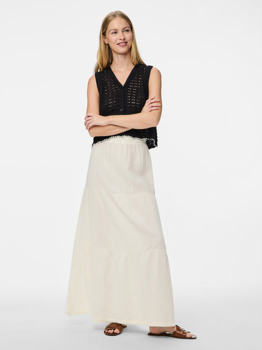 Falda maxi.