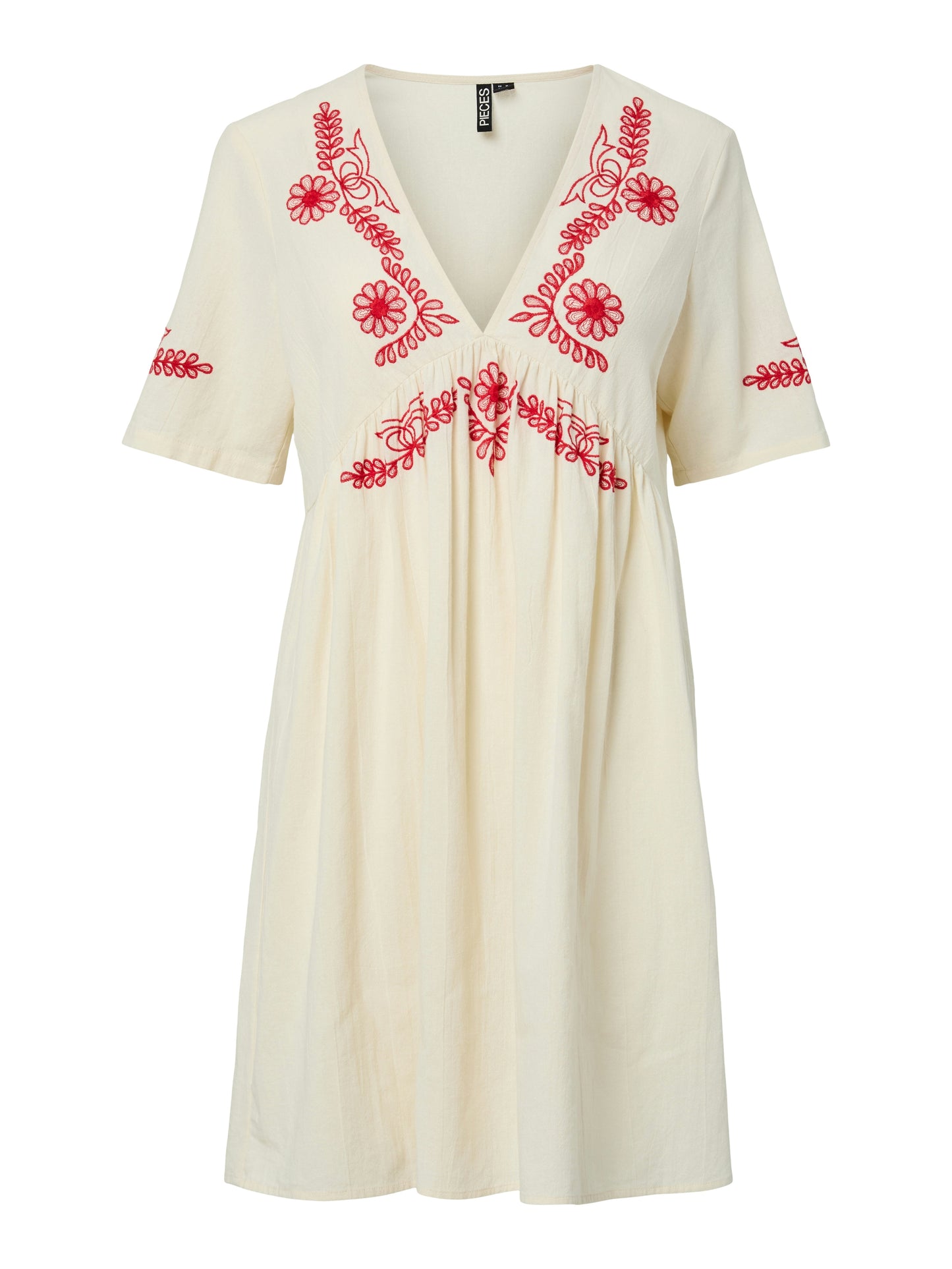 Vestido detalle bordado.