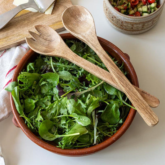 Cubiertos para ensalada.