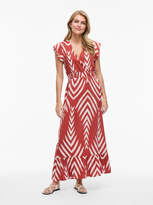 Vestido estampado.