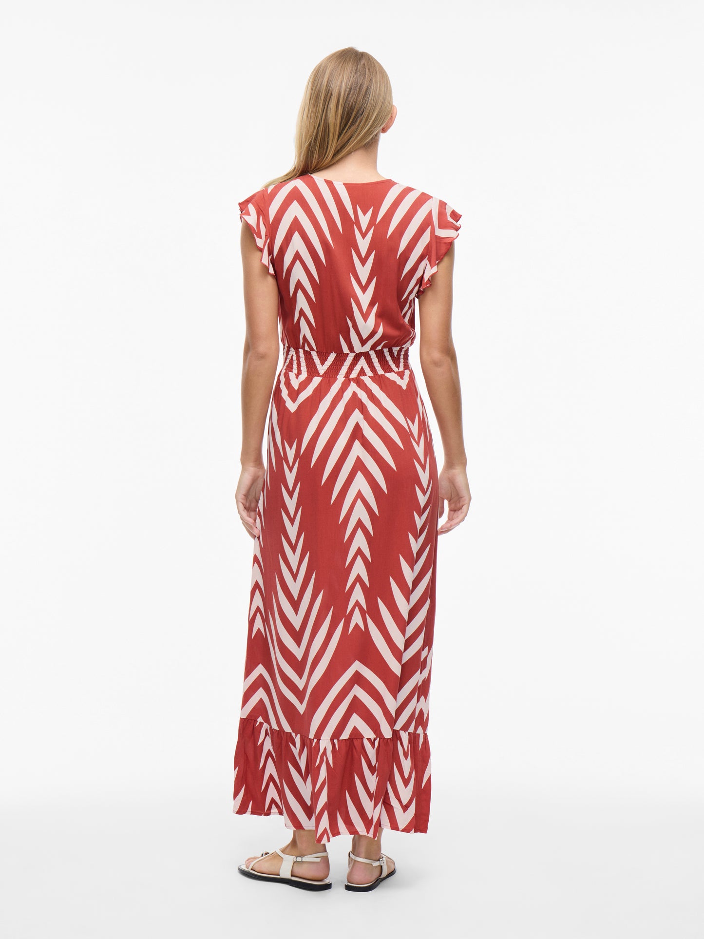 Vestido estampado.