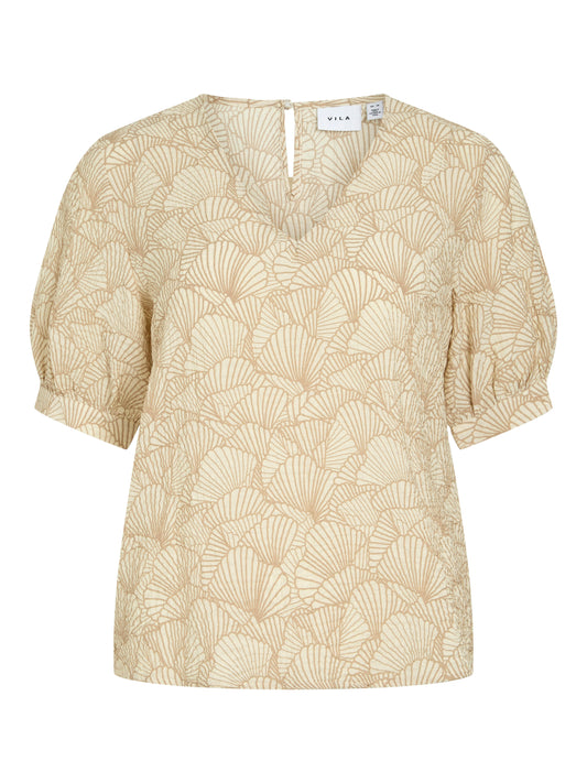 Top estampado.