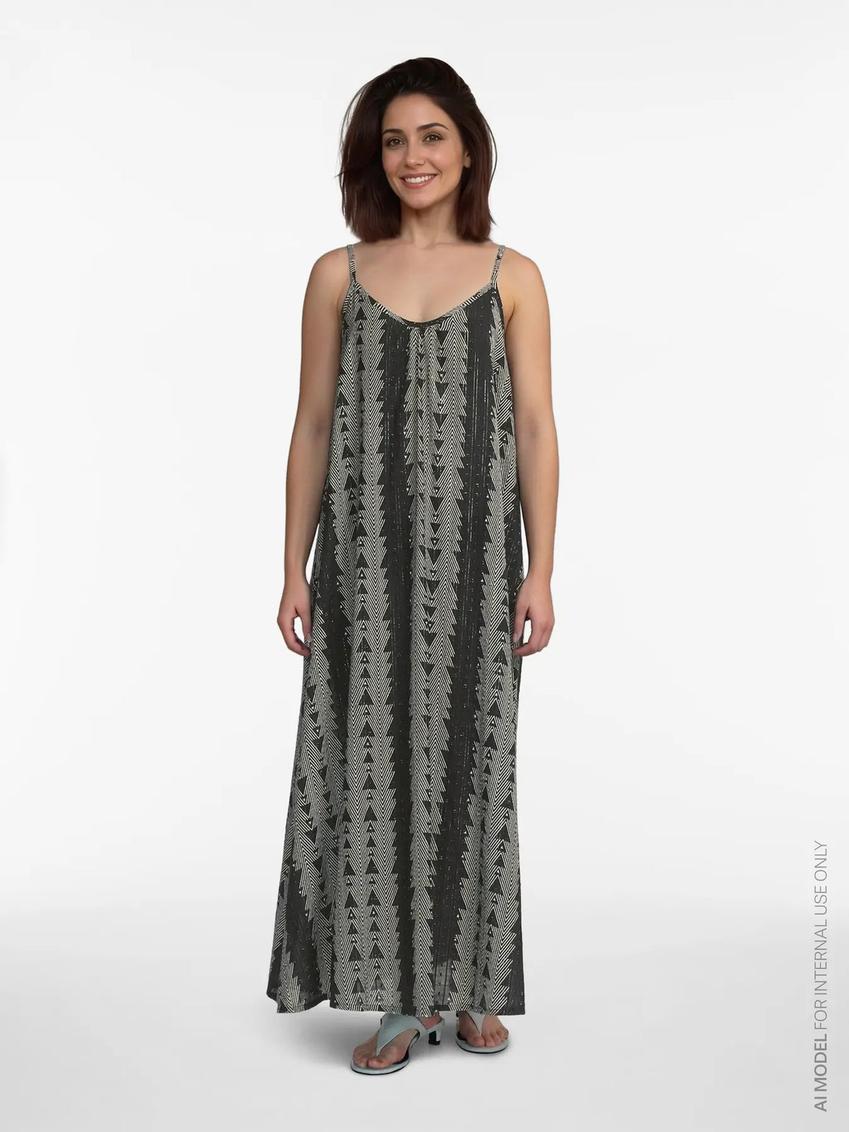 Vestido abalorios.