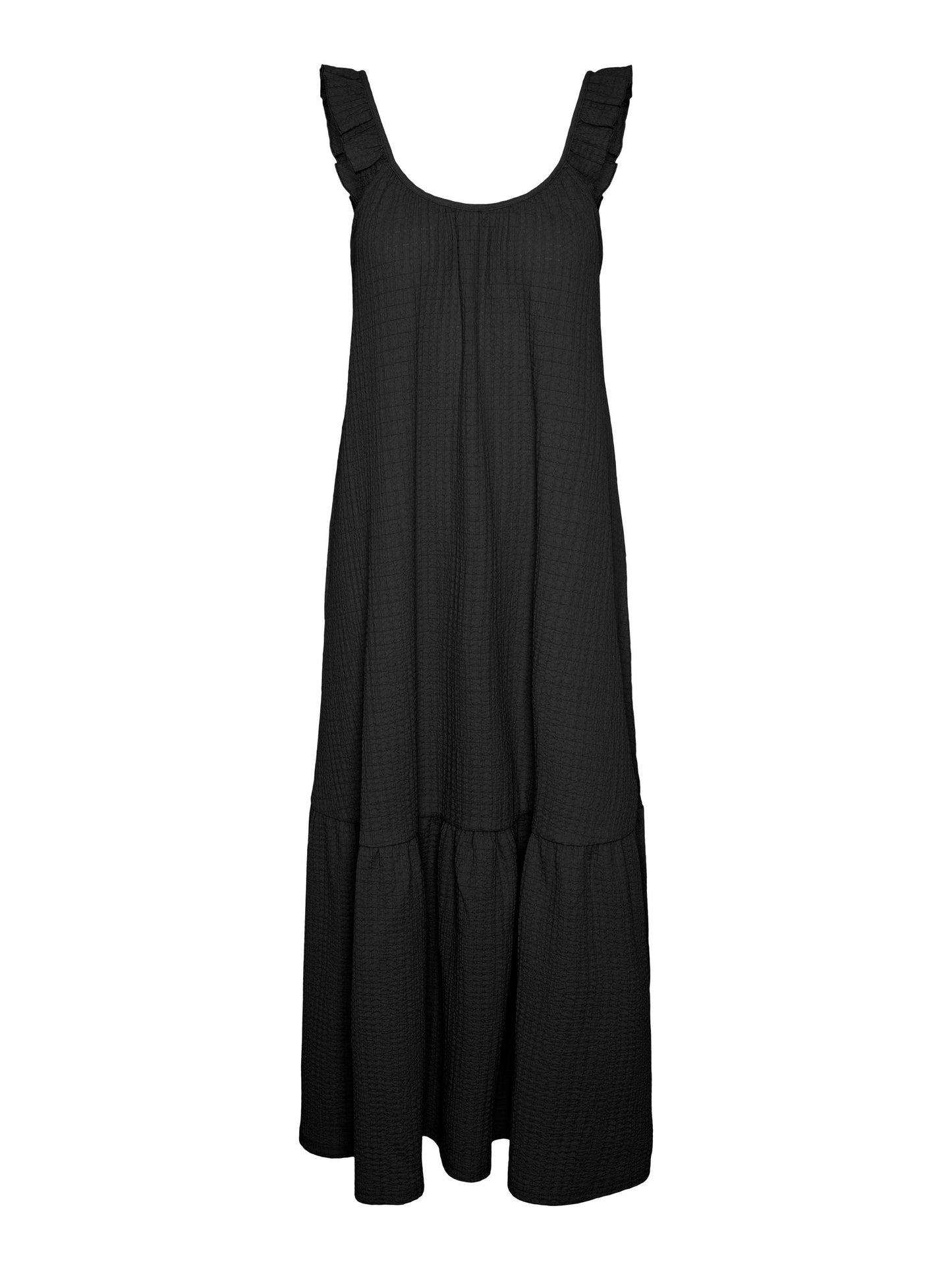 Vestido maxi tirantes.